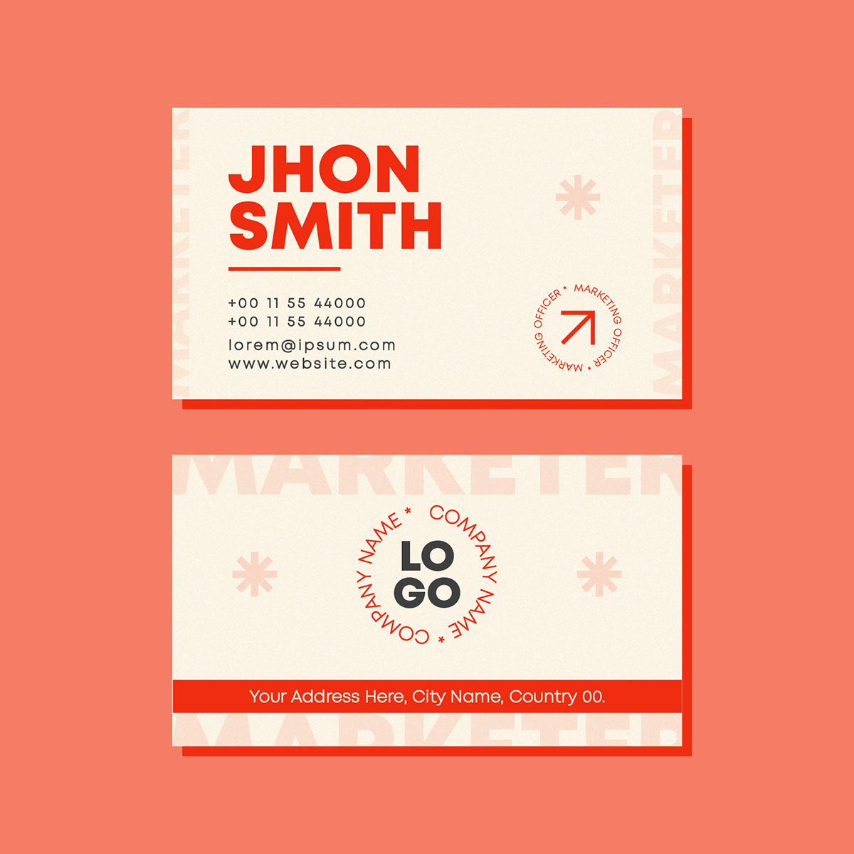 Visiting Card Design